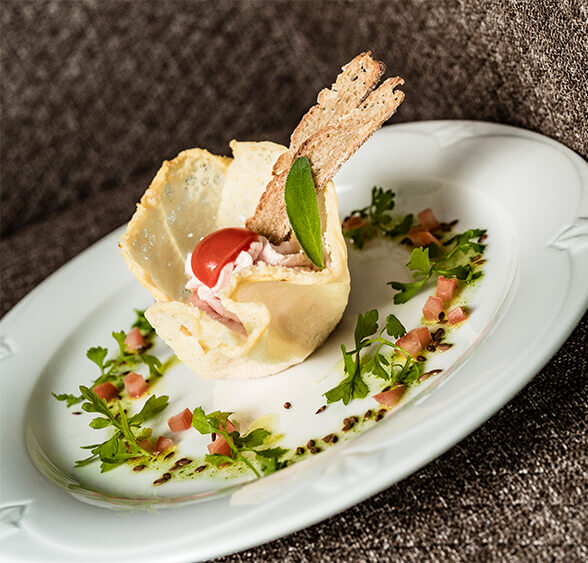 Abendessen im Hotel Krause