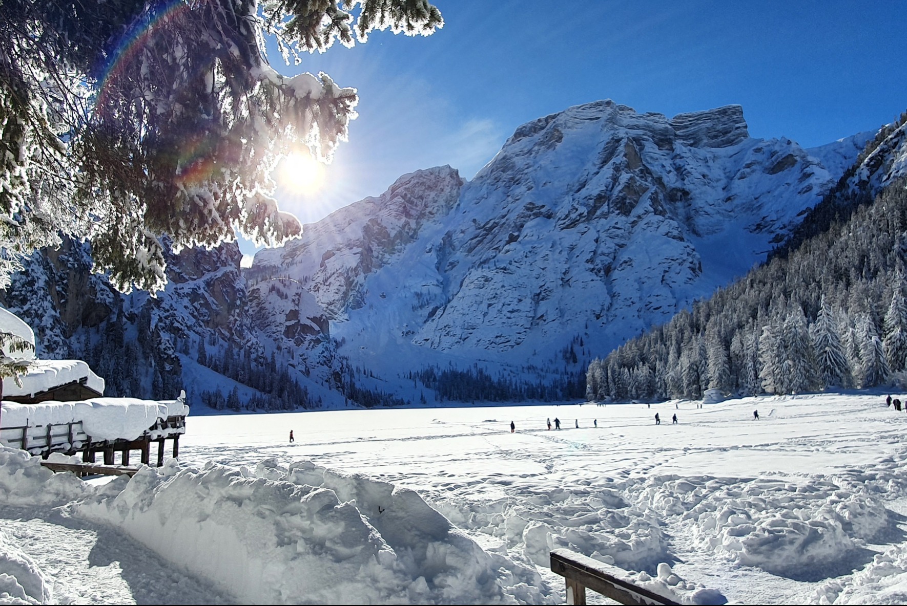 WinterAusflug Pragser Wildsee im Pustertal Krause Hotel