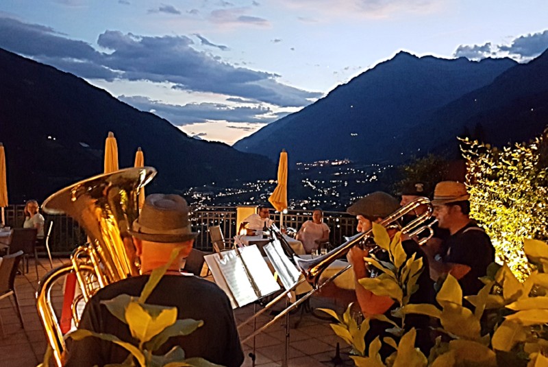 Konzert der Gruppe "Brennet Liab" auf unserer Panoramaterrasse