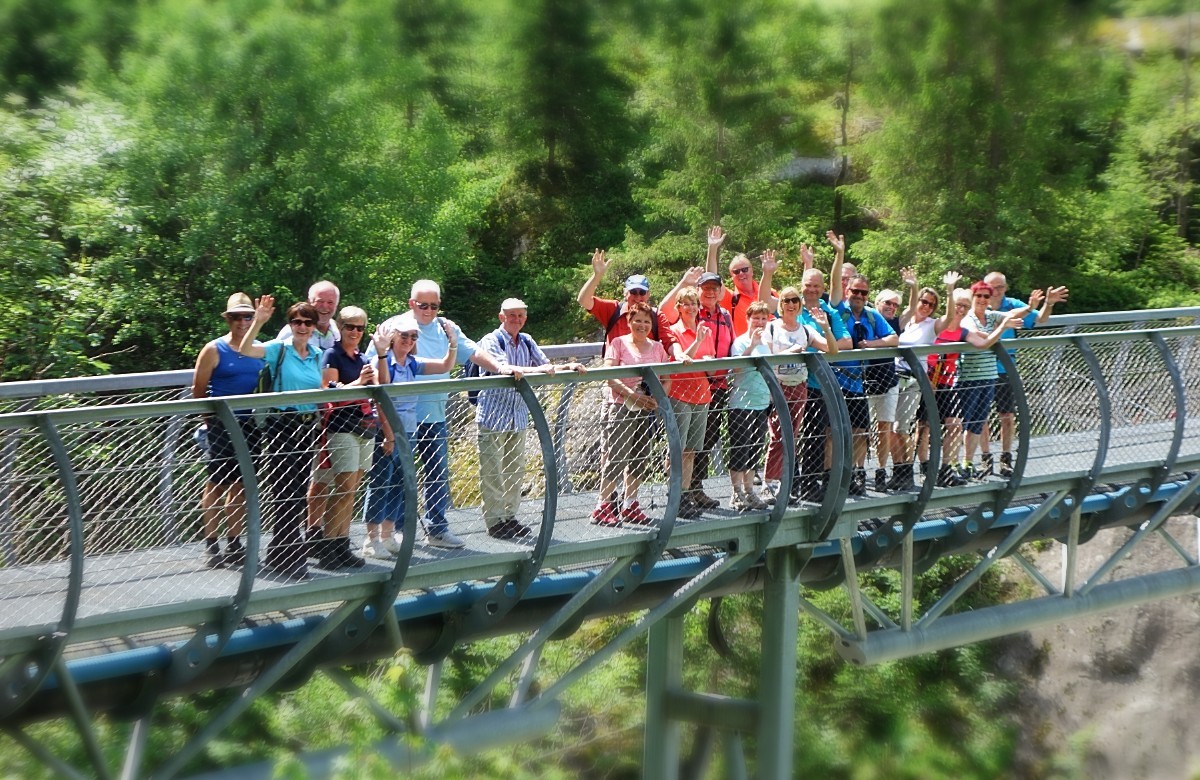Hauswanderung durch die Passerschlucht